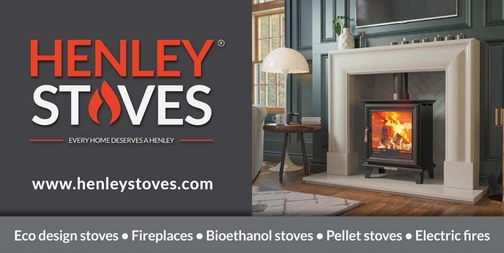 Henley Stoves Elmwood Stove Sign 1200 x 600mm Fire and Wood