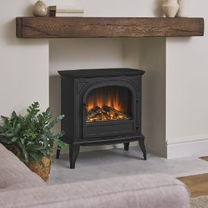 Hinton Electric Stove Cast Iron Deluxe Logs