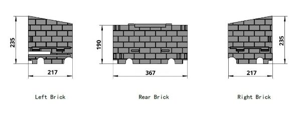 BR151 - Kells - Brick Set (T) (PLEASE CHECK SIZES)