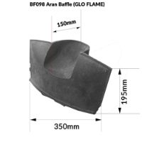 Baffle Aran (GLO FLAME)(Please check measurement of your baffle)