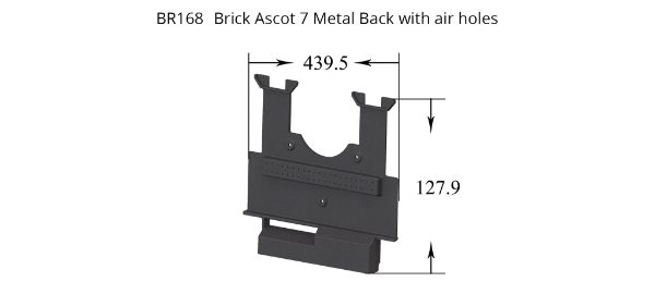 BR168-Brick-Ascot-7-Metal-Back-with-air-holes